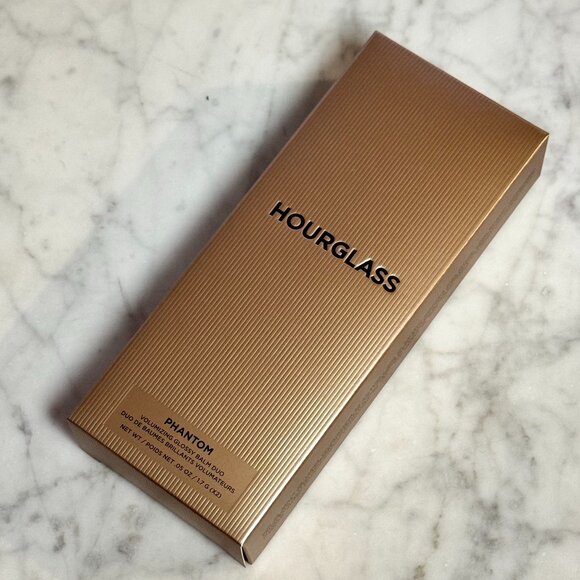 Hourglass Phantom Volumizing Glossy Lip Balm Duo | Mystic & Trace | NEW MAKEUP - Picture 5 of 6